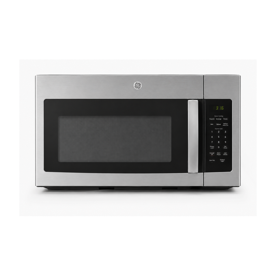 Over the range microwave